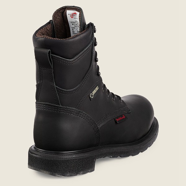 Red Wing Safety Boots Black - Mens Supersole® 2.0 - 8-inch Insulated Waterproof Csa Toe - 0617-KDVMO